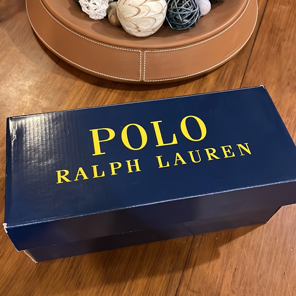 Polo Ralph Lauren Cayson Navy Blue Slides Sandals Shoes new Mens Sizes - Picture 12 of 13